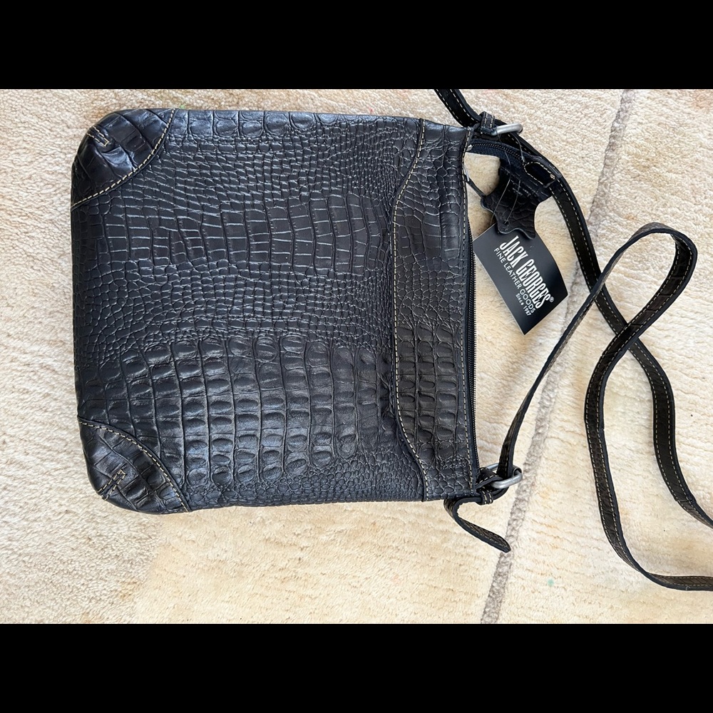 Jack George’s leather crossbody bag